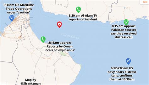 Timeline and details: June 13 Gulf of Oman tanker "attack"