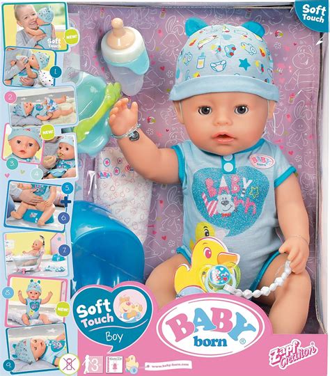 Baby Born - 30880 Interactive Doll - Baby Boy - 9 Functions and 11 ...