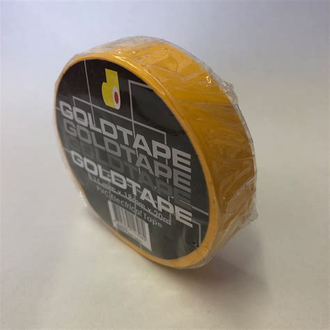 Electrical Tape Yellow 18mm x 20m