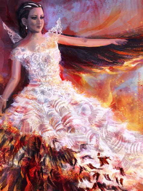 Katniss - Mockingjay Wedding Dress by Ayeri on DeviantArt