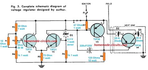 4 Solid-State Car Alternator Regulator Circuits Explored – Homemade Circuit Projects