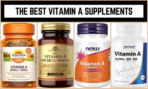 The 10 Best Vitamin A Supplements to Buy (2024) - Jacked Gorilla