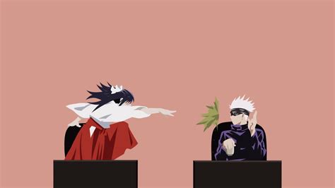 Jujutsu Kaisen Minimalist Wallpapper Macbook Wallpaper, Computer ...