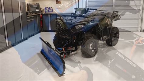 Sportsman 450/570 Glacier Pro Plow Installation | Polaris Off Road Vehicles - YouTube