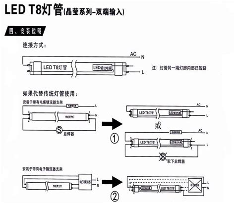 t8灯管安装示意图,t8灯管,l灯t8接线图_大山谷图库