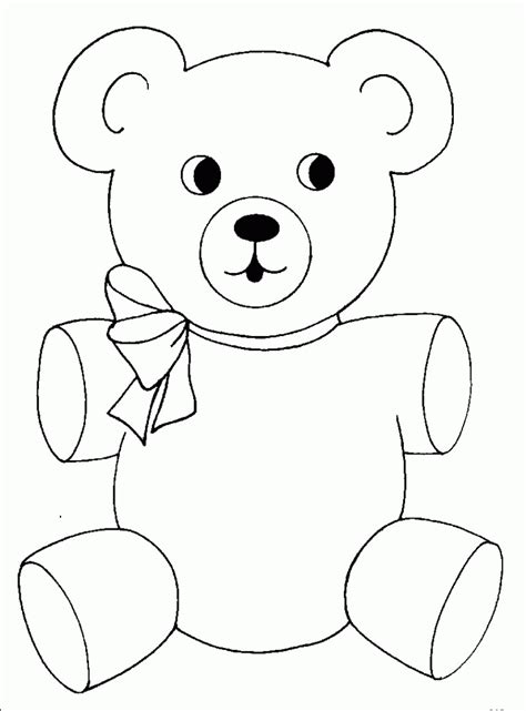 Best Photos Of Teddy Bear Printables - Printable Teddy Bear ... - Coloring Home