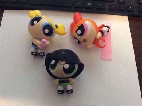 McDonald's Powerpuff Girls Happy Meal Toys All 3 Figures | #1884601343