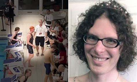 50yo 'man' competes with teen girls, uses girls locker room, etc ...