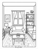 Room Coloring Pages  World Of Printables sketch template