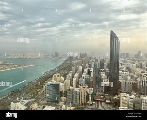 Abu Dhabi, U.A.E. Skyline Stock Photo - Alamy