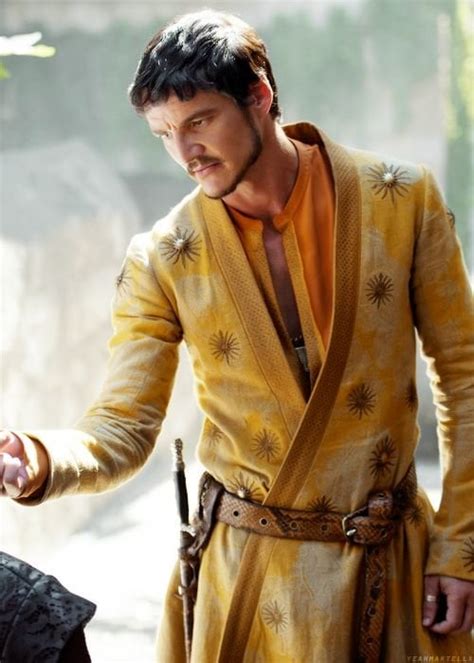 [No Spoilers] People who know about clothes and stuff, what cloth is Oberyn Martell's main ...