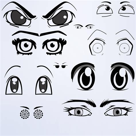 Anime Eyes Photoshop Brushes 1 by alextelford on DeviantArt
