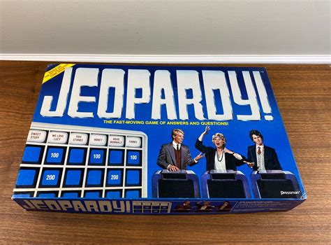 Vintage 1986 Jeopardy Game Based on TV Show by Merv Griffin/pressman ...