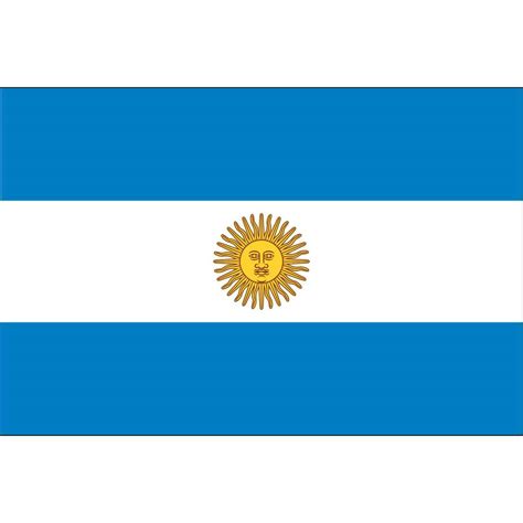 Argentina flag with Seal