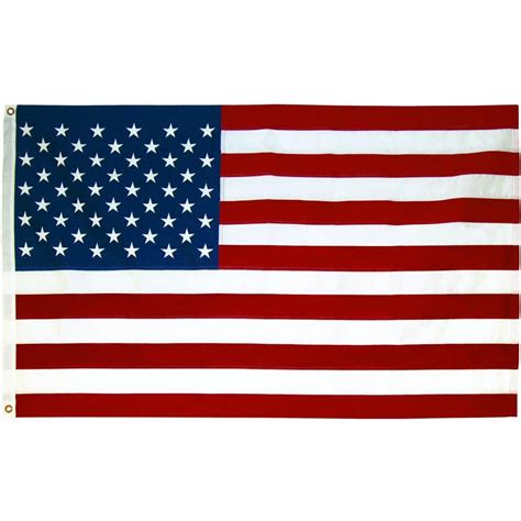 Seasonal Designs 6 ft. x 10 ft. U.S. Flag-RF6P - The Home Depot