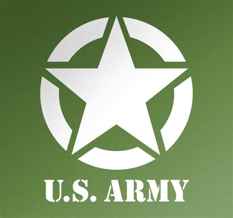 U.S. Army Logo on Green Background