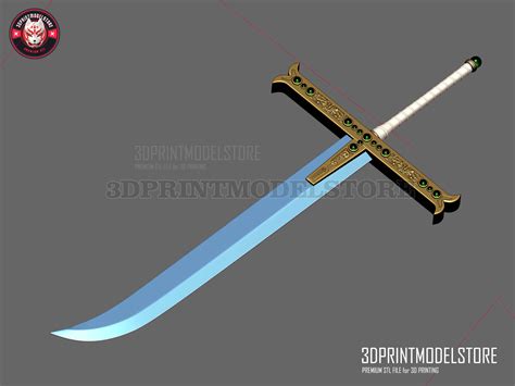 Yoru Dracule Mihawk Sword - One Piece Live Action Cosplay Weapon 3D model 3D printable | CGTrader