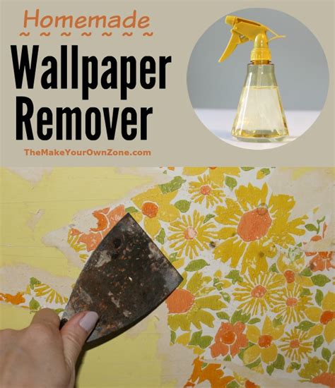 Vinegar + Water = Homemade Wallpaper Remover! - The Make Your Own Zone