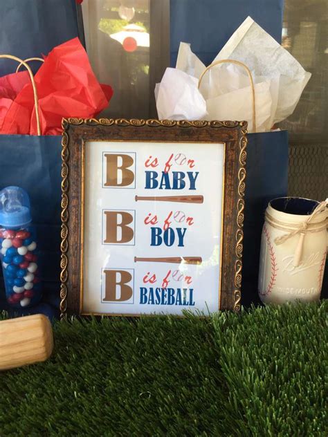 Classic Baseball Baby Shower - Baby Shower Ideas - Themes - Games