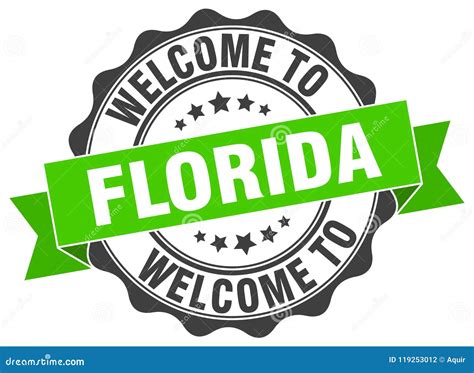 Welcome To Florida Sign Stock Illustrations – 41 Welcome To Florida ...