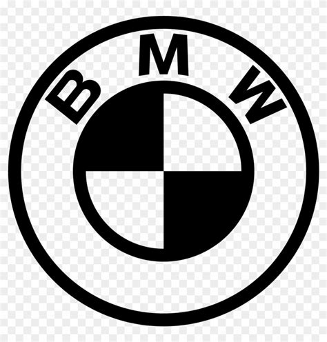 Bmw 3 Series Car Logo Clip Art - Bmw Logo Black And White - Free Transparent PNG Clipart Images ...