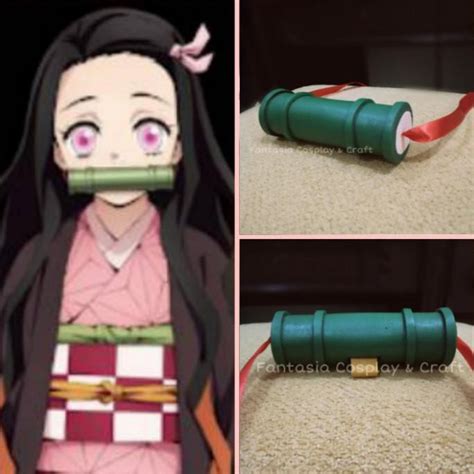 Nezuko Kamado Kimetsu no Yaiba Bamboo Cosplay | Shopee Malaysia