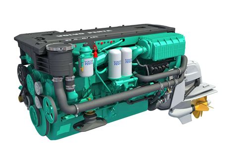 Volvo Penta Marine Engine - 3D Model by 3D Horse