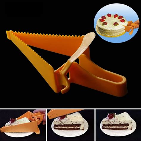 Cake Pie Slicer Cutter Server Bread Slice Knife Kitchen Gadget ...