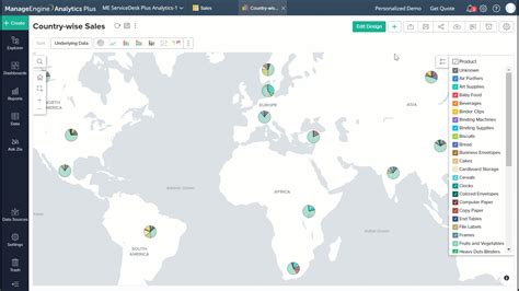 Geo Map charts | Analytics Plus