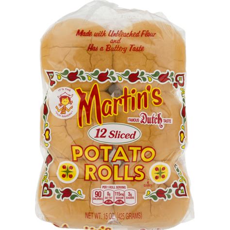 Martin's Sliced Potato Rolls- 12 pk 15 oz (3 bags) - Walmart.com ...