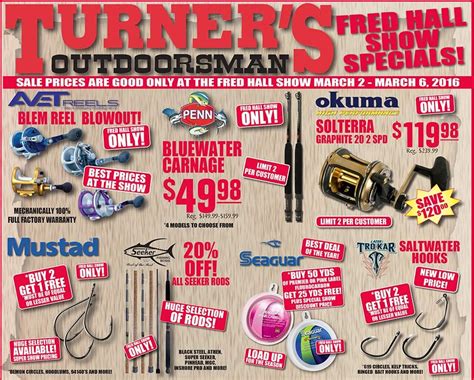 Turners Outdoorsman Fred Hall Show Specials - BDoutdoors | Bloodydecks