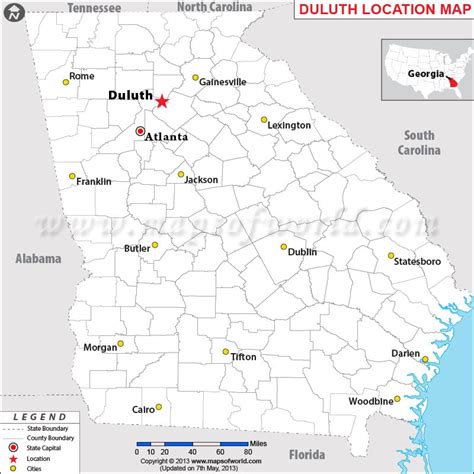 Duluth Georgia Map | Zip Code Map