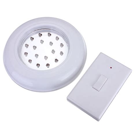 Battery-operate Wireless LED Night Light Remote Control Ceiling Light ...