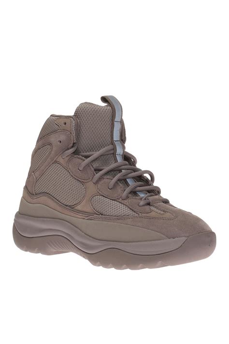 Yeezy Suede High-top Sneakers in Grey (Gray) for Men - Lyst