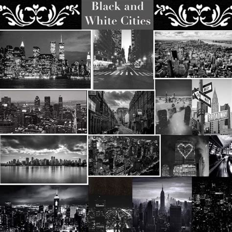 Black and White Cities | Aesthetics•Galaxy Amino