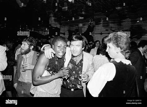 Top of the Pops 1000th programme party. Pictured, Tony Blackburn and guest at the party at The ...