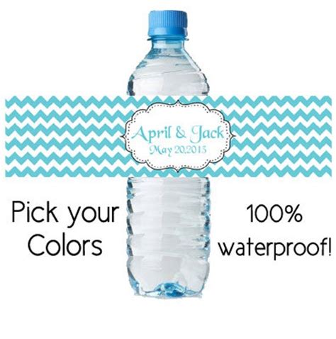 Custom Water Bottle Sticker Personalized by digitaldoodlebug