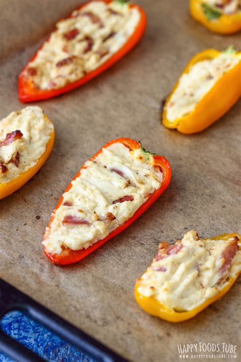 Sweet Pepper Poppers Recipe - Happy Foods Tube