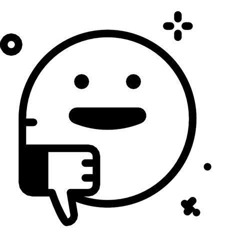 Dislike Emoji Smiley Vector SVG Icon - SVG Repo