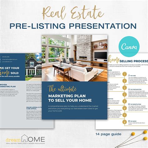 Real Estate Pre-listing Presentation Packet , Real Estate Marketing ...