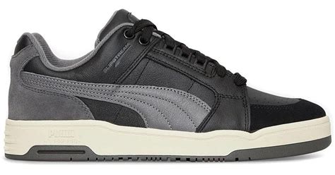 PUMA Leather Sneakers Slipstream Lo Retro - Color: Black for Men | Lyst