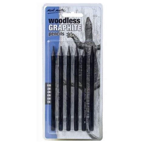 Woodless Graphite Pencils 6pce - Articci