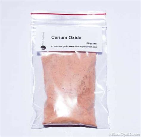 Cerium Oxide for a very high polish on your opal 100 grams - Black Opal Direct