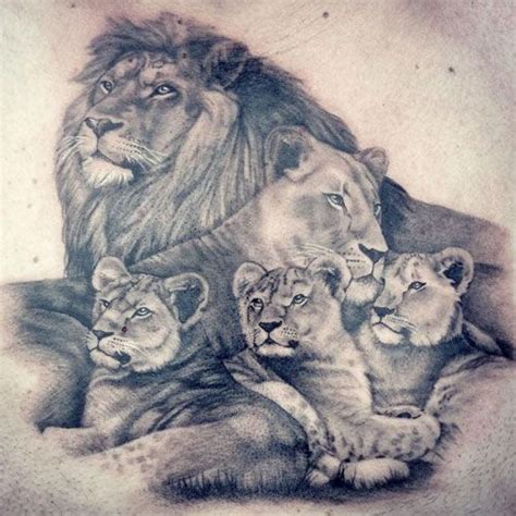 3 Lions Tattoo Designs - img-mayonegg