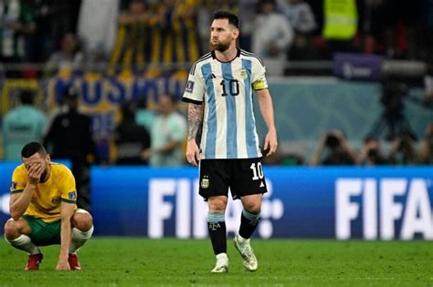 Argentina 2-1 Australia: 1000 games for Lionel Messi, heartbreak for ...