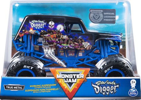 Monster Jam, 1:24 Scale Monster Truck Die-Cast Vehicle (Styles May Vary ...