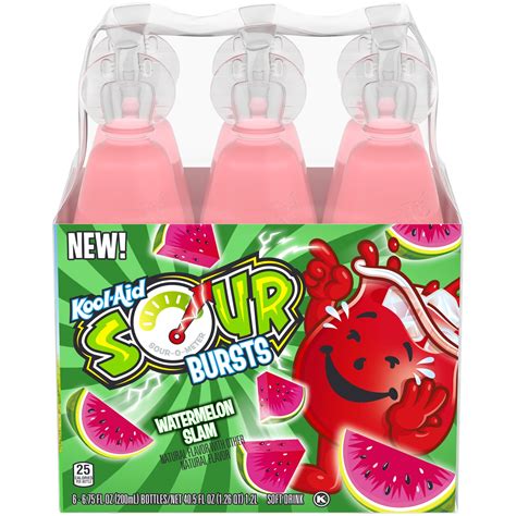 Kool-Aid Sour Bursts Watermelon Slam 6 ct; 6.75 oz | Shipt