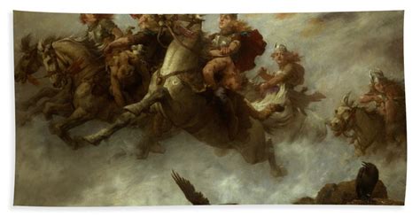 Flight Of The Valkyries Painting at PaintingValley.com | Explore collection of Flight Of The ...