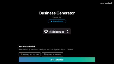 AI Business Idea Generator