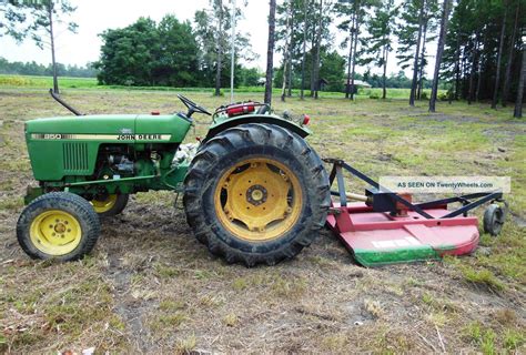 John Deere 950 Tractor With 5 ' Bush Hog Mower Cutter